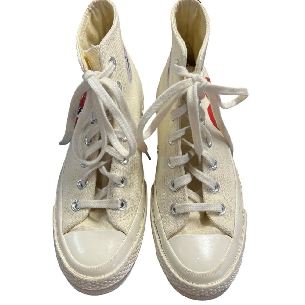 Converse x Comme des Garcons PLAY Chuck 70 High Top Sneaker Mens 4 Womens 6 - Picture 2 of 10